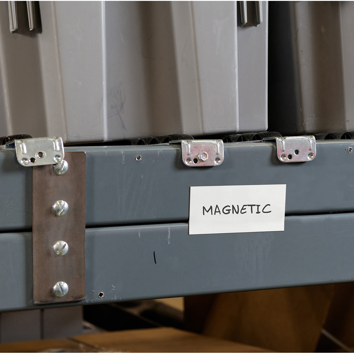 BRADY Beschriftbare Magnetetiketten: B-859 51 x 108 mm, Weiß BLANK MAGNETIC LABELS B-859 51X108MM 23