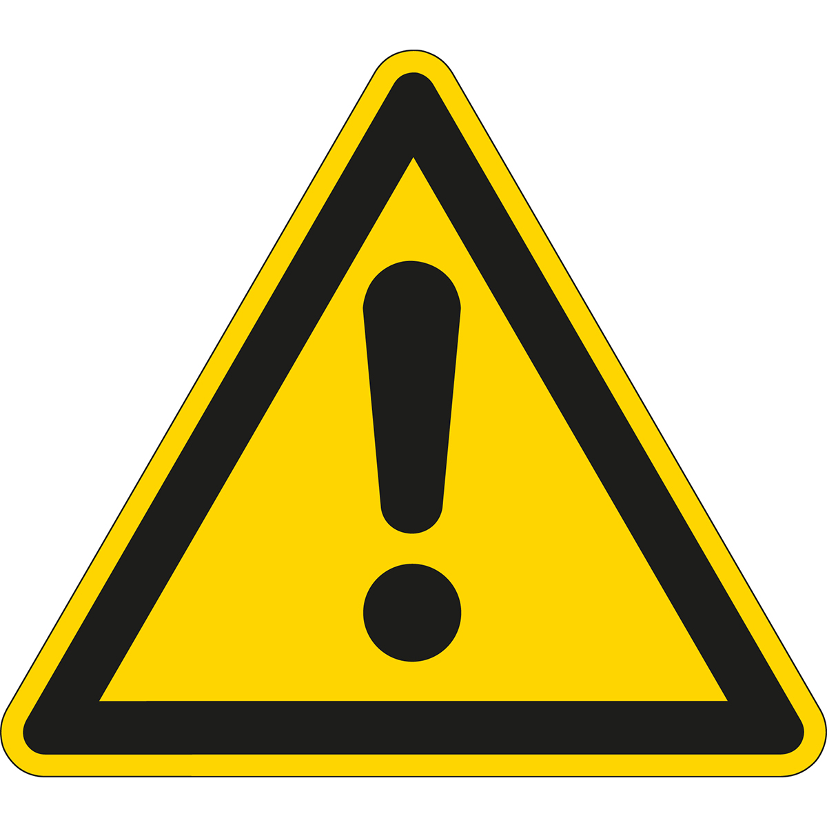 BRADY Antirutsch-Bodenmarkierer - Warnung vor einer Gefahrenstelle FLOORSIGN: PIC 308-TRI 500-B7538 