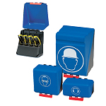 BRADY Aufbewahrungsbehälter für Sicherheitsausrüstung DISPENSER GLASSES MULTIBOX 4 PIC250 223961