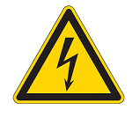 BRADY Antirutsch-Bodenmarkierer - Warnung vor gefährlicher elektrischer Span FLOORSIGN: PIC 307-TRI 