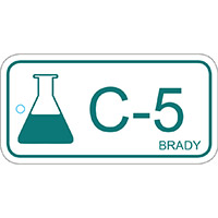 BRADY Anhänger für Energiequellen – Chemie ENERGY TAG-C-5-75X38MM-PP/25 138767
