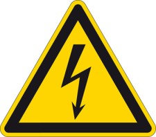 BRADY Antirutsch-Bodenmarkierer - Warnung vor gefährlicher elektrischer Span FLOORSIGN: PIC 307-TRI 