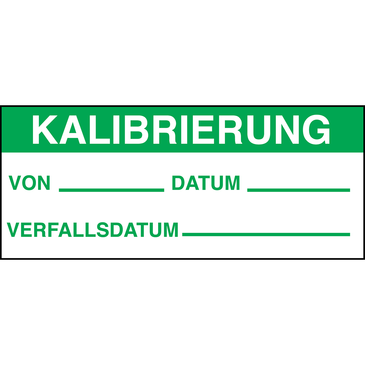 BRADY Beschriftbare Kalibrierungs-Etiketten "KALIBRIERUNG" BESCHR.ET. KALIBRIERUNG-38x16-B-500 23014
