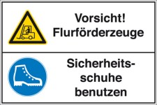 BRADY Antirutsch-Bodenmarkierer - Vorsicht! Flurförderzeuge/Sicherheitsschuh STD-265-450X300-B-7538 