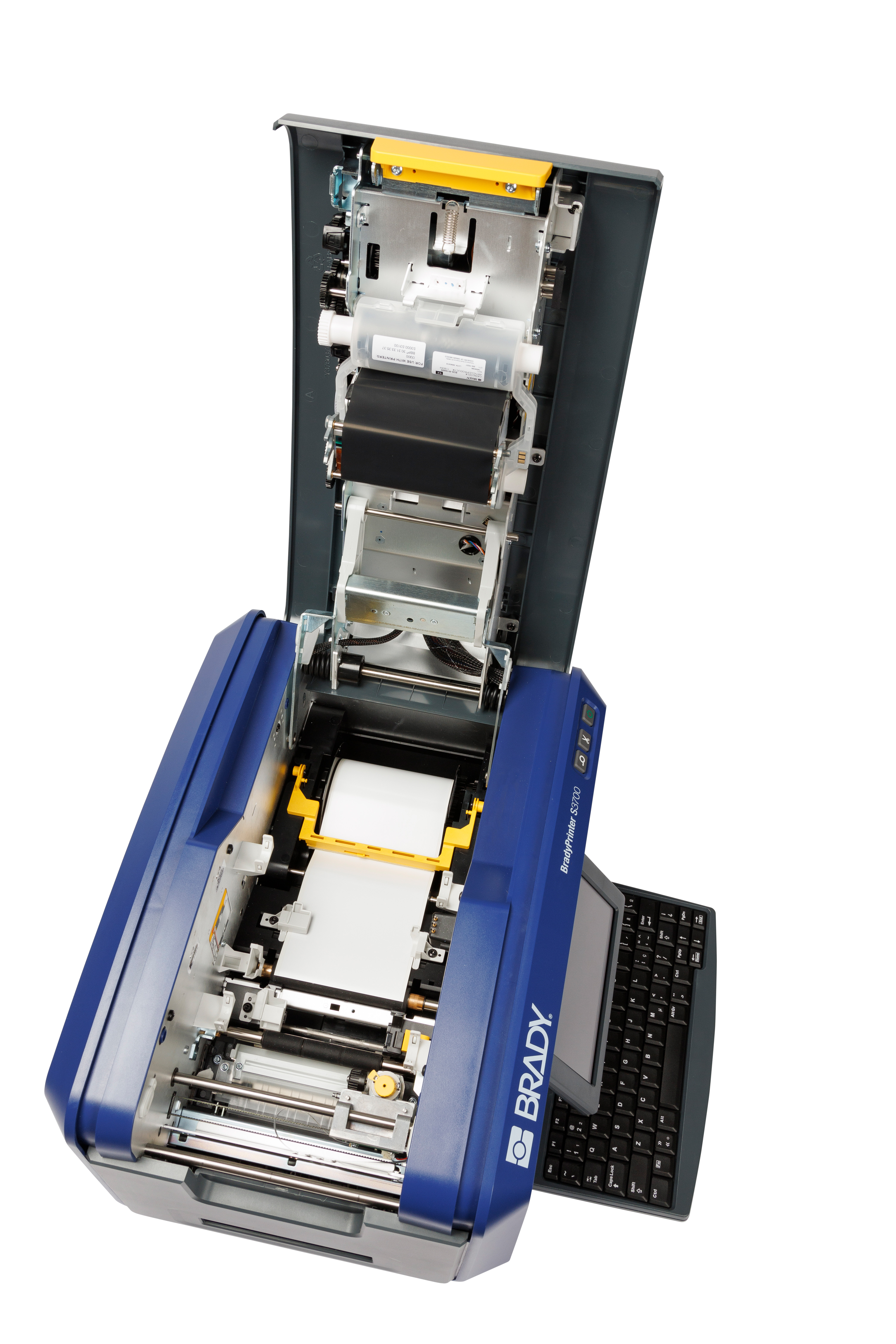 BRADY S3700 Multicolour & Cut Schilder- und Etikettendrucker mit QWERTZ-Tastatur