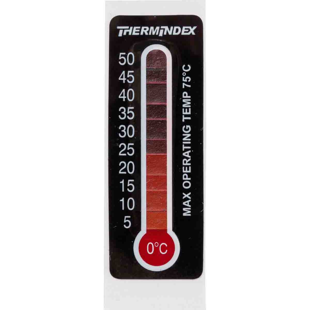 BRADY Reversible, temperaturanzeigende Etiketten - 11 Temperatur-Messstufen TIL-7-0C-50C 195837