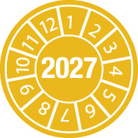 BRADY DATE 2027-DIA 20 B-429 DATE INSPECTION LBLS B-429 2027 - DIA 20 834161