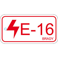 BRADY Anhänger für Energiequellen – Bedienfeld ENERGY TAG-E-16-75X38MM-PP/25 138834