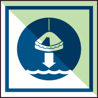 BRADY  Rettungsinsel während der Auslösesequenz zu Wasser lassen – IMO M/IMO205-SA-PHOLUMC-150X150/1