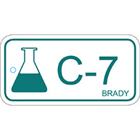 BRADY Anhänger für Energiequellen – Chemie ENERGY TAG-C-7-75X38MM-PP/25 138769