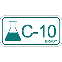 BRADY Anhänger für Energiequellen – Chemie ENERGY TAG-C-10-75X38MM-PP/25 138772