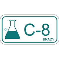 BRADY Anhänger für Energiequellen – Chemie ENERGY TAG-C-8-75X38MM-PP/25 138770